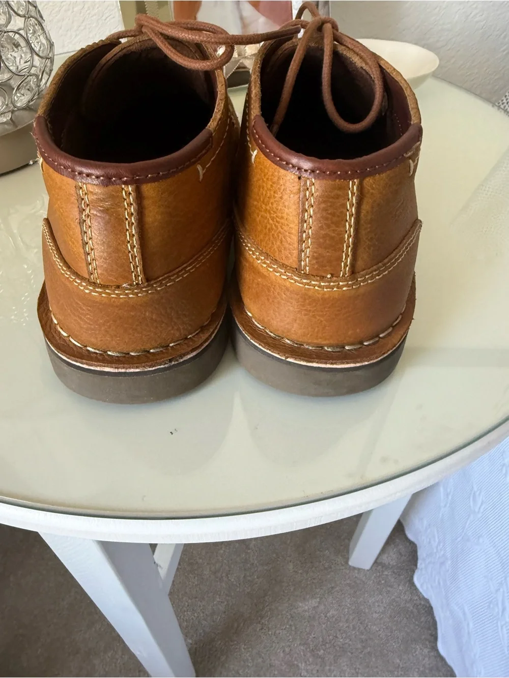 Bass Men's Tan Leather Chukka Boots